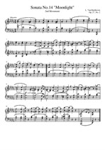 Sonata No.14 Moonlight 2 movimento