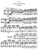 S 139 Sheet music for piano Transcendental Études 